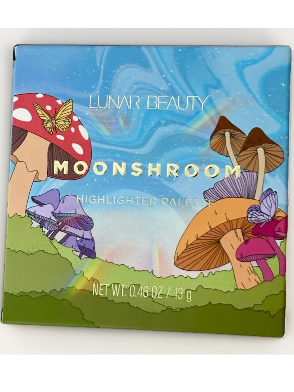 LUNAR BEAUTY Moonshroom Highlighter Multi Face Palette Eyeshadow Blush MANNY MUA